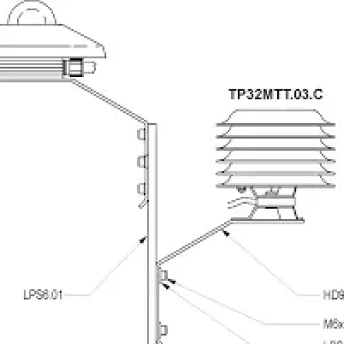 SENSOR DE TEMPERATURA DO AR TP-32MTT, SENSECA